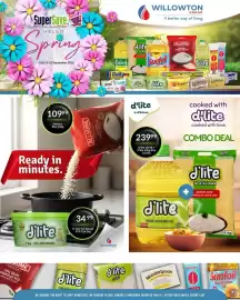 Super Save catalogue Page 16: D'lite 37% FAT SPREAD €34,99, D'lite Pure Cooking Oil + d'lite Rice €239,99