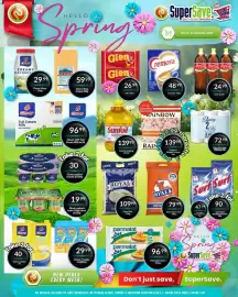 Super Save catalogue Page 2: Royal Premium Parboiled Rice €109,99, Nyala maize meal €79,99
