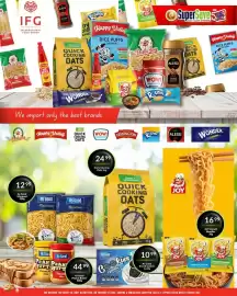 Super Save catalogue Page 20: JOY Instant Noodles €16,99, Early Morning Quick Cooking Oats €24,99