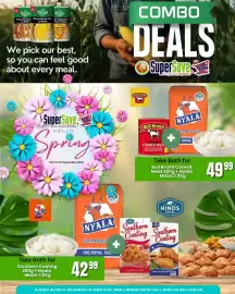 Super Save catalogue Page 30: Bull Brand Corned Meat + Nyala Maize €49,99, Southern Coating + Nyala Maize €42,99