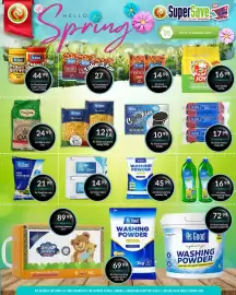 Super Save catalogue Page 42: As Good macaroni /spag €12,99, As Good Washing Powder €72,99