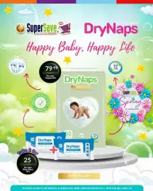 Super Save catalogue Page 63: DryNaps Nappies €79,99