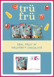 Carrefour catalogue Page 7: Dark Chocolate trü frü Nature's Raspberries trü frü Milk Chocolate trü frü Nature's Strawberries