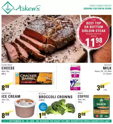 Askews Foods flyer (valid until 26-09)