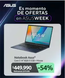 Catálogo PC Factory Página 2: Asus - notebook core 14 8gb 512gb+mouse €449.990,00
