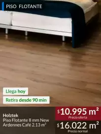 Catálogo Constructor Sodimac Página 12: Holztek - piso flotante 8 mm new ardennes cafe €10.995,00