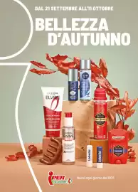 Volantino Iper La Grande Pagina 1: DAL 21 SETTEMBRE ALL'11 OTTOBRE BELLEZZA D'AUTUNNO NIVEA MEN NIVEA MEN ANTI-ADE SERUM