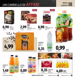 Volantino Famila Market Pagina 16: San Benedetto acqua naturale Ecogreen oligominerale €0,35