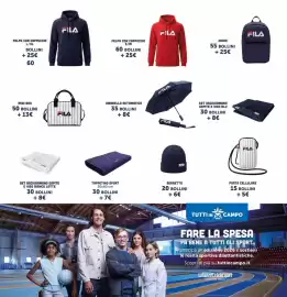 Volantino Famila Market Pagina 23: Ombrello automatico Fila €8,00, FelPA con cappuccio Fila €25,00