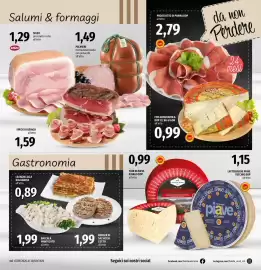 Volantino Famila Market Pagina 4: SELEX prosciutto cotto €1,29, Fiordimaso Asiago DOP €0,99