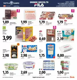 Volantino Famila Market Pagina 5: Selex wurstel di puro suino €0,69, Ferrarini prosciutto cotto alta qualità €1,99