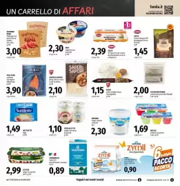 Volantino Famila Market Pagina 6: Saper di sapori pinsa stesa a mano €2,10
