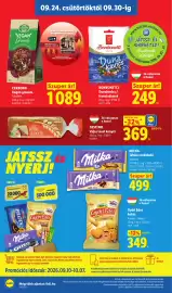 Lidl akciós újság hét 39 Oldal 10: Cerbona Vegan Granola €1.089,00, Győri Édes Keksz €349,00