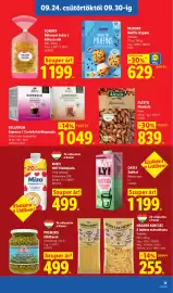 Lidl akciós újság hét 39 Oldal 11: Mizo UHT Főzőtejszín €499,00, ALESTO Mandula €839,00
