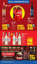 Lidl akciós újság hét 39 Oldal 13: Villányi Cabernet Franc €849,00, SOLEVITA €399,00
