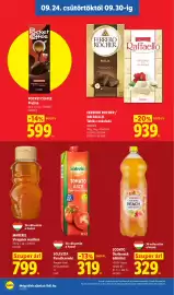 Lidl akciós újság hét 39 Oldal 16: SOLEVITA Paradicsomlé €319,00, Pocket Coffee €599,00