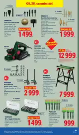Lidl akciós újság hét 39 Oldal 39: PARKSIDE Speciális fúrószárkészlet €1.999,00, Parkside Fúró szerszámtartozék €1.499,00