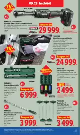 Lidl akciós újság hét 39 Oldal 41: PARKSIDE Nyomatékkulcskészlet €6.999,00, PARKSIDE Ütvecsavarozó kiegészítő €2.499,00