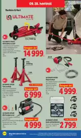 Lidl akciós újság hét 39 Oldal 44: Ultimate Speed Mini kompresszor €4.999,00, Ultimate Speed Támasztóbak €6.999,00