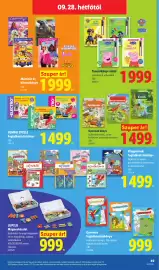 Lidl akciós újság hét 39 Oldal 49: Gyermek-könyv €1.499,00, JUMBO SPIELE €1.499,00
