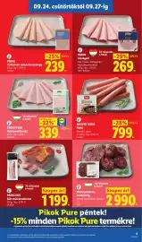 Lidl akciós újság hét 39 Oldal 5: MASTER GOOD FÜSTLI €799,00, PIKOK €239,00