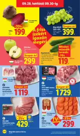 Lidl akciós újság hét 39 Oldal 50: Zöld alma €299,00, Cékla €199,00