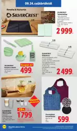 Lidl akciós újság hét 39 Oldal 6: Silvercrest Fóliatekercs €2.499,00, Összehajtható bevásárlótáska €599,00