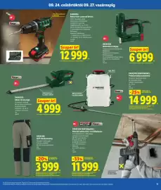 Lidl akciós újság Oldal 11: PARKSIDE €12.999,00, PARKSIDE PERFORMANCE Prémium akkus permetező €14.999,00