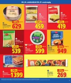 Lidl akciós újság Oldal 5: Chef Select Leveles tészta €269,00, PILOS Carski sajt €459,00