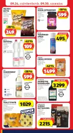 ALDI akciós újság hét 39 Oldal 12: Eger Chardonnay €599,00, ROMEO PRÉMIUM SZÁRAZ KUTYAELEDEL €2.215,00
