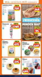 ALDI akciós újság hét 39 Oldal 13: CSIRKEMELLSONKA €759,00, Wonnemeyer Hummusz €275,00