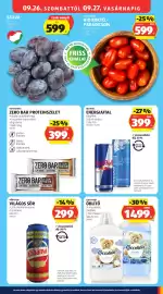 ALDI akciós újság hét 39 Oldal 29: KŐBÁNYAI Világos sör €299,00, BIO KOKTÉLPARADICSOM €599,00