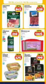 ALDI akciós újság hét 39 Oldal 31: Feketeerdei Sonka €845,00, Milsani Kaukázusi Kefir €259,00