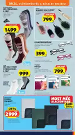ALDI akciós újság hét 39 Oldal 35: Lacura Hajkefe vagy Fésű €799,00, Home Creation termo-takaró €2.999,00