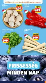 ALDI akciós újság hét 39 Oldal 7: Petrezselyemgyökér €699,00, PALERMO PAPRIKA €699,00