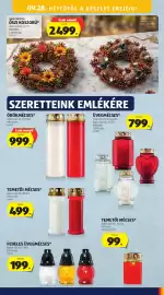 ALDI akciós újság hét 39 Oldal 13: HOME CREATION ŐSZI KOSZORÚ €2.499,00, Üvegmécses €799,00