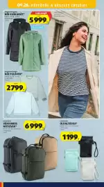 ALDI akciós újság hét 39 Oldal 8: Vákuumos Hátizsák €6.999,00, UP2FASHION WOMEN NŐI ESŐKABÁT €5.999,00