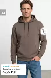 Sinsay gazetka tydzień 38 Strona 10: Bluza z kapturem basic €39,99