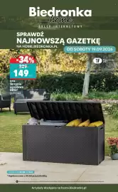 Biedronka gazetka Strona 1: Keter Skrzynia ogrodowa Emily grafitowa €149,00