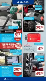 Aldi Süd Prospekt woche 41 Seite 13: FERREX 450-W-Schlagschrauber €49,99, RIDE+GO Powerbank mit Starthilfe-Funktion €29,99