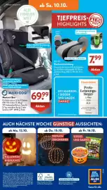 Aldi Süd Prospekt woche 41 Seite 25: RIDE+GO Kindersitzerhöhung €7,99, MAXI-COSI Morion i-Size €69,99