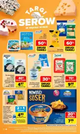 Carrefour gazetka tydzień 39 Strona 22: Ser topiony Hochland €4,80, Ser pleśniowy LAZUR €4,87