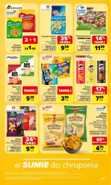 Carrefour gazetka tydzień 39 Strona 31: Chipsy Wiejskie Ziemniaczki Lorenz €4,75, Orzeszki ziemne Felix €9,99