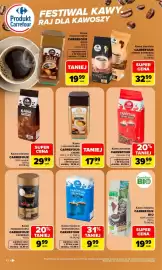Carrefour gazetka tydzień 39 Strona 44: Kawa rozpuszczalna Carrefour Creme €17,99, Kawa ziarnista CARREFOUR €39,99