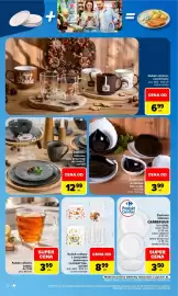 Carrefour gazetka Strona 8: Kubek szklany Diana Altom €3,99, Miska linia Opal Carrefour Ø16 cm €3,50