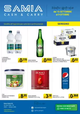 Samia Cash and Carry (valido fino al 9-10)