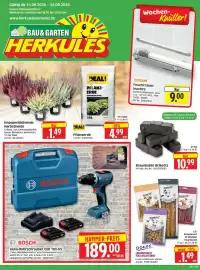 Herkules Baumarkt Prospekt woche 39 Seite 1