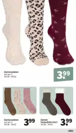 Wibra folder Pagina 9: Dames huissokken kort €3,99, Damessokken €3,99