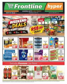 Frontline catalogue Page 1: Colgate Toothpaste €58,00, Lux Bath Soap €58,00