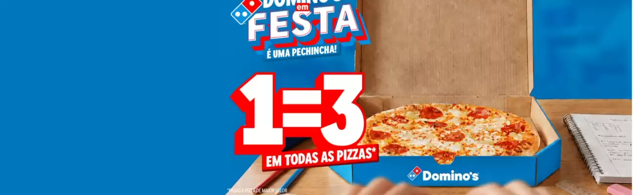 Domino's Pizza (válido até 25-09)